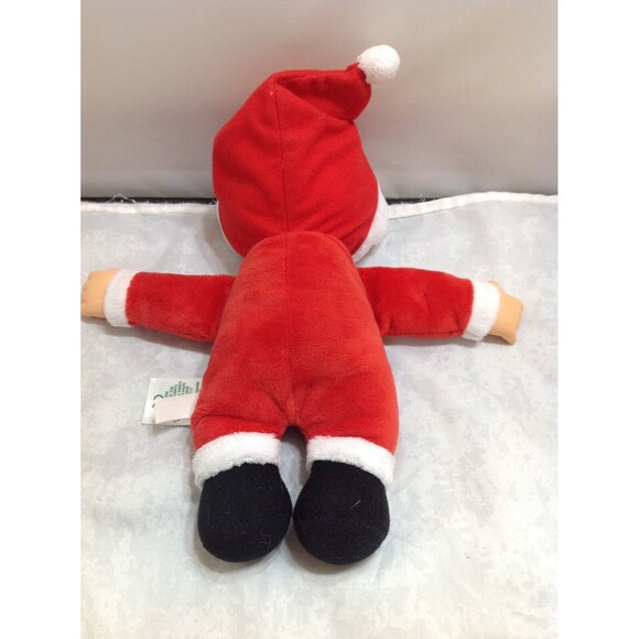 1992 Vintage Cabbage Patch Style Santa Elf Stuffed plush Toy Christmas Doll -10" - Picture 5 of 7
